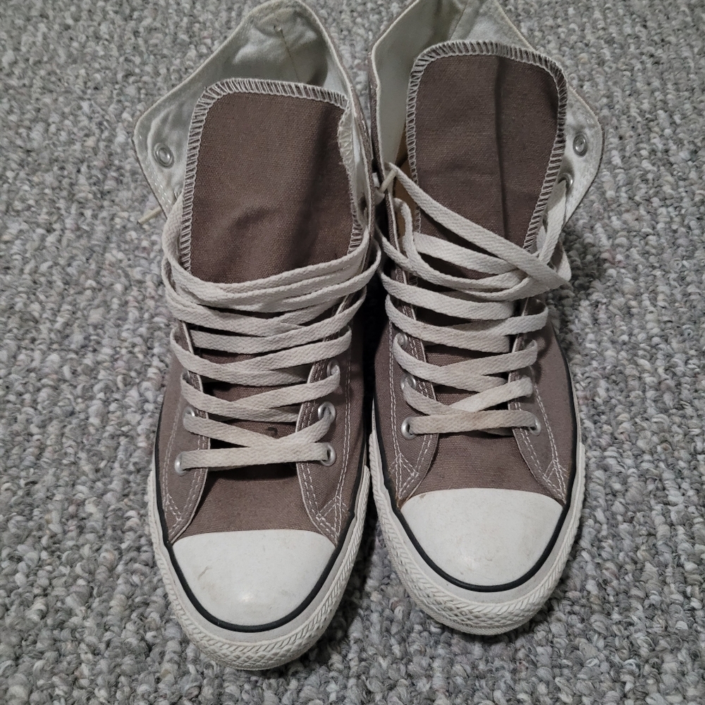 Grey Converse Shoes Men's Size 10